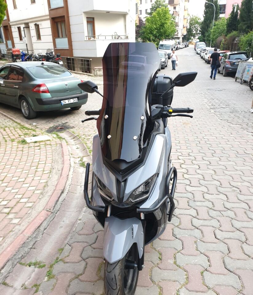 MOTOCAM RKS Grace PRO Ön Cam 2023-2026 Model 57cm Siyah Renkli 4mm