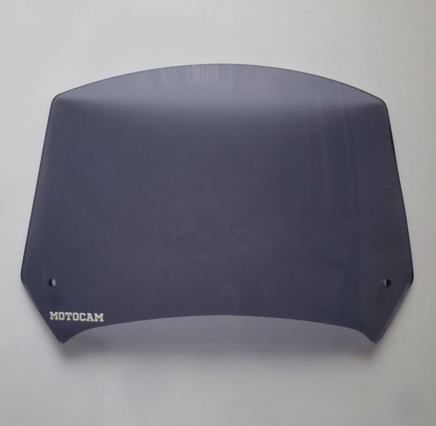MOTOCAM Rüzgar Saptırıcı Deflektör Camı 1 Delikli 32x18cm Füme Renkli   (APARATSIZDIR)