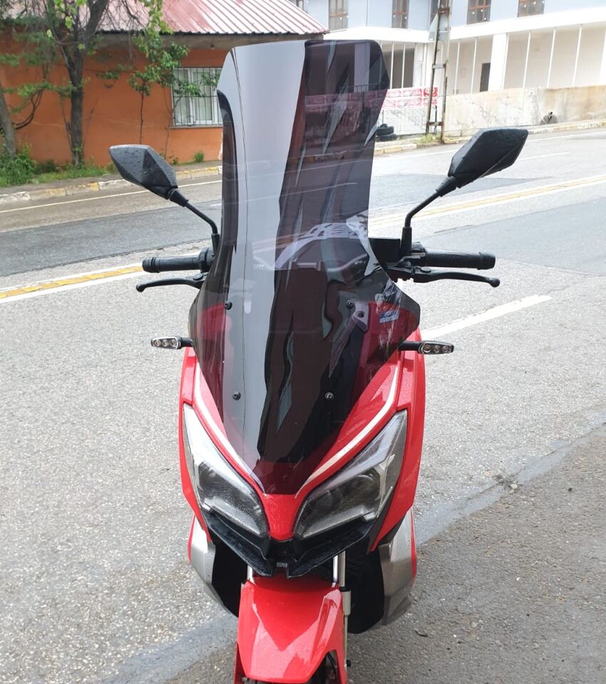 MOTOCAM QJ ATR 125 Ön Cam 2023-2026 Model 78cm Siyah Renkli 4mm UZUN