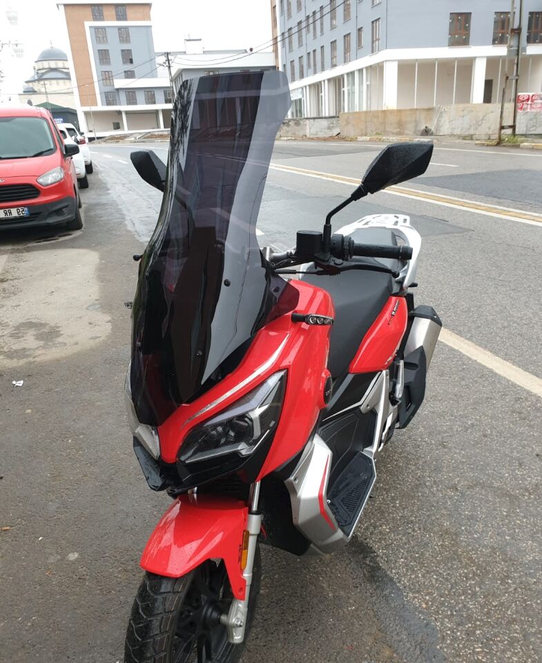 MOTOCAM QJ ATR 125 Ön Cam 2023-2026 Model 78cm Siyah Renkli 4mm UZUN