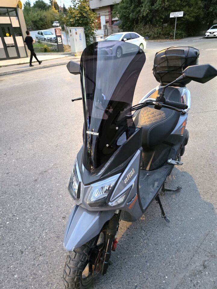 MOTOCAM Altai F2 Max Ön Cam 2024-2026 Model 63cm Siyah Renkli 4mm