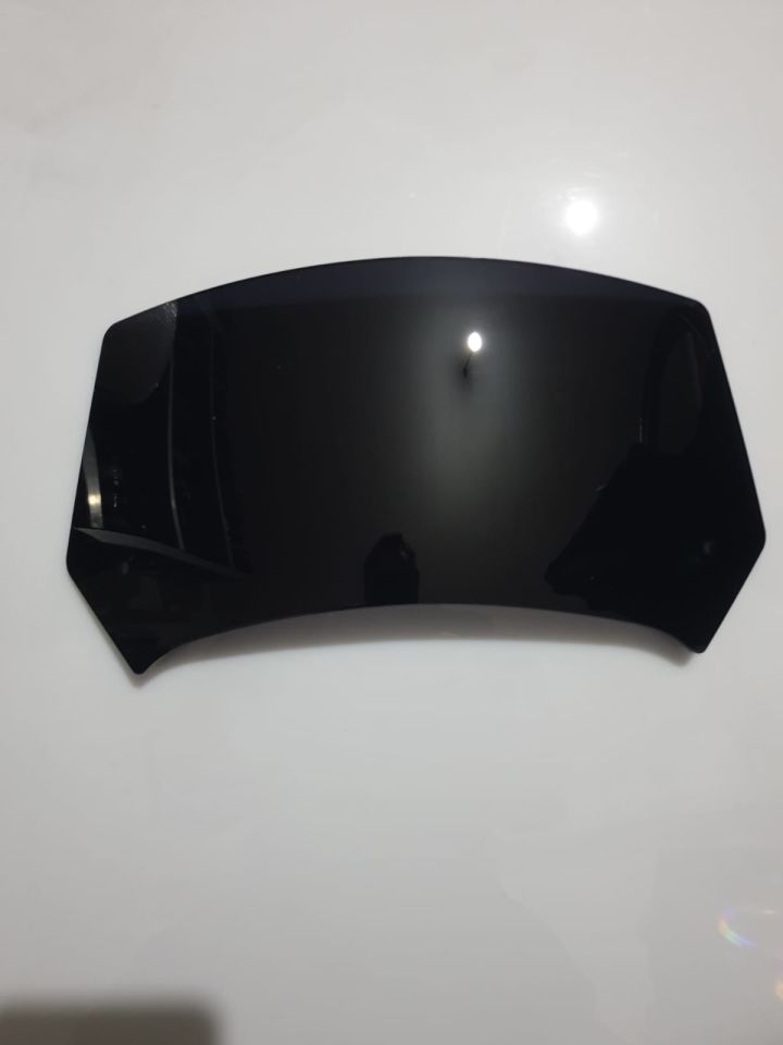 Rüzgar Saptırıcı Deflektör 1 Delikli 35x15cm Sadece Cam