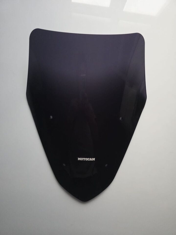 MOTOCAM Kanuni Seha 150 Ön Cam 2022-2026 Model 43cm Siyah Renkli SPORTİF