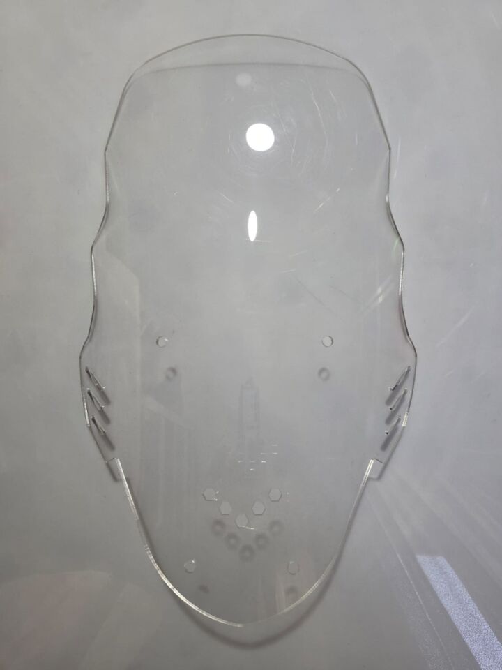 MOTOCAM RKS Newlight 125 Ön Cam 2021-2022 Model 55cm Şeffaf Renkli 4mm PRO MODELE UYMAZ