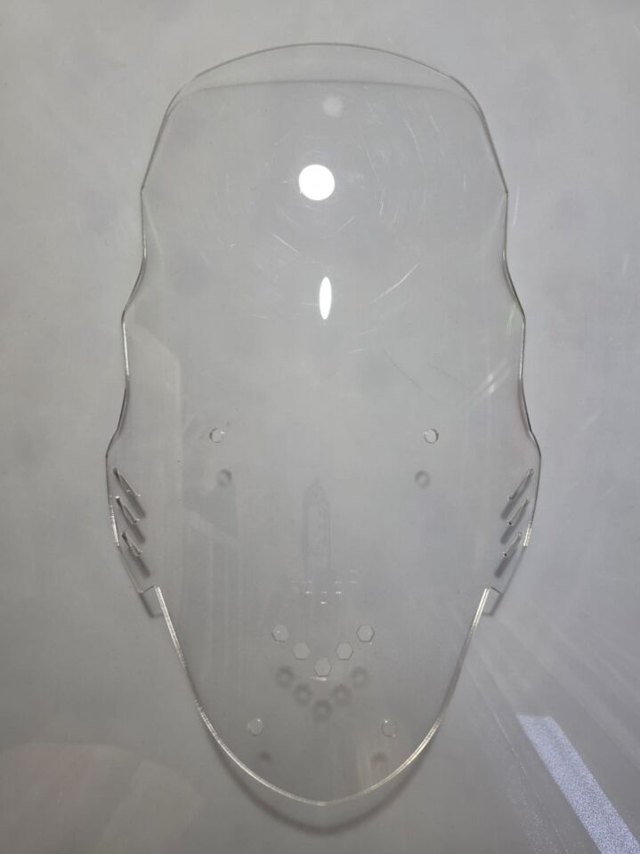 MOTOCAM RKS Newlight 125 Ön Cam 2021-2022 Model 55cm Şeffaf Renkli 4mm PRO MODELE UYMAZ