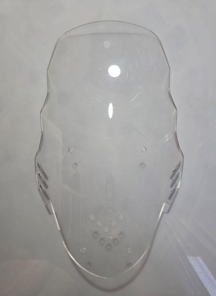 MOTOCAM RKS Newlight 125 Ön Cam 2021-2022 Model 55cm Şeffaf Renkli 4mm PRO MODELE UYMAZ