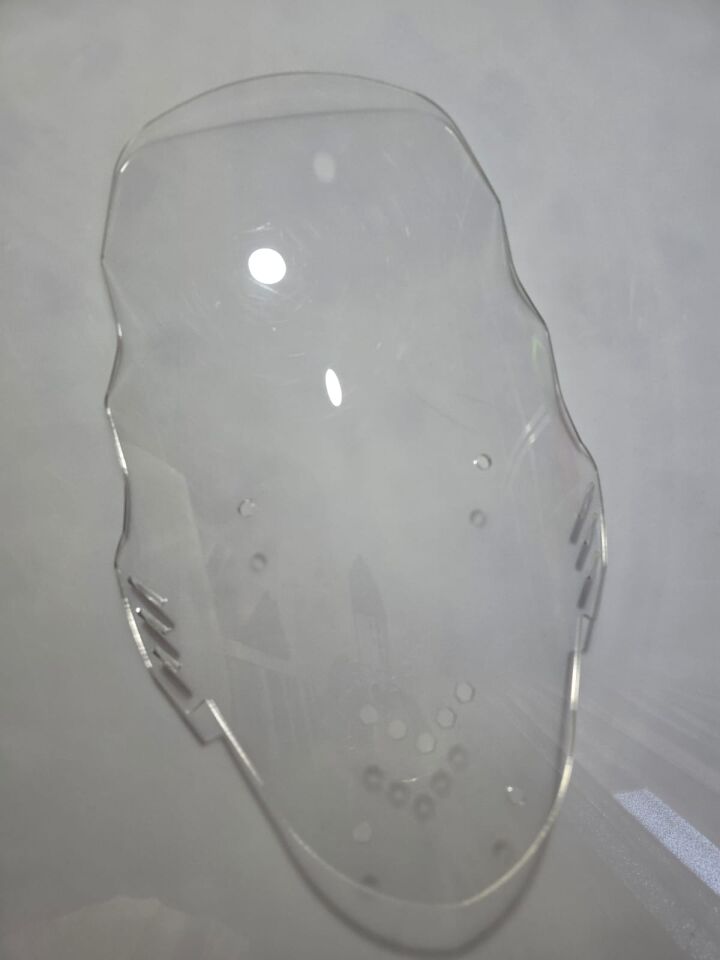 MOTOCAM RKS Newlight 125 Ön Cam 2021-2022 Model 55cm Şeffaf Renkli 4mm PRO MODELE UYMAZ