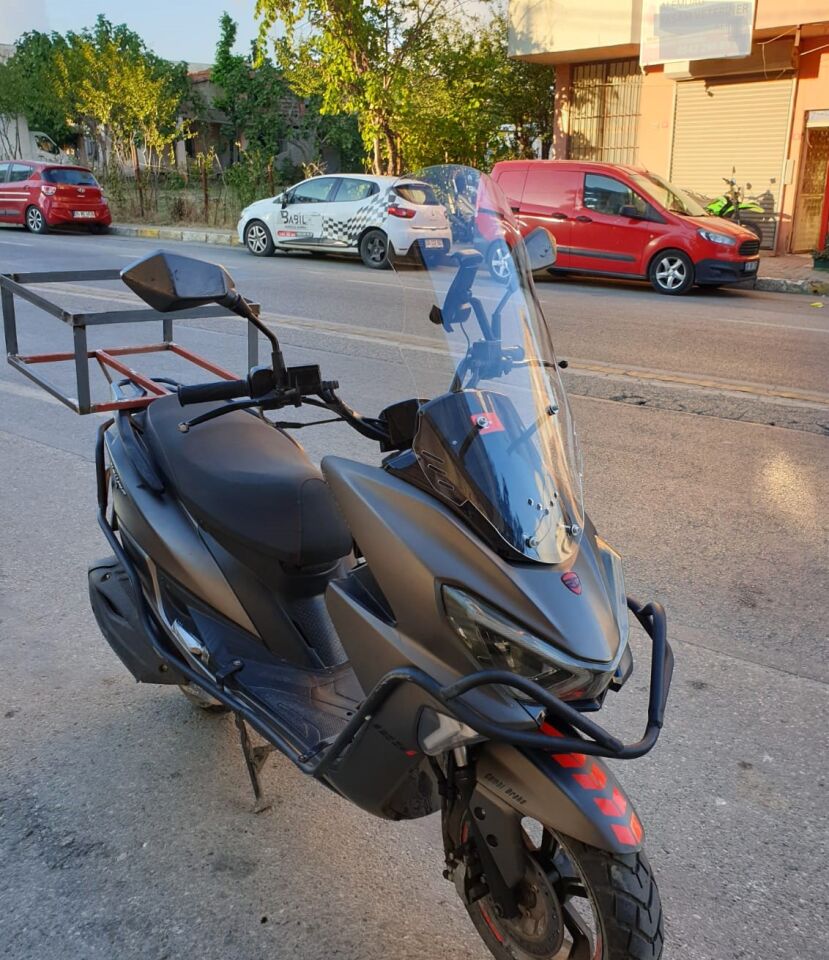 MOTOCAM RKS Newlight 125 Ön Cam 2021-2022 Model 65cm Şeffaf Renkli 4mm PRO MODELE UYMAZ