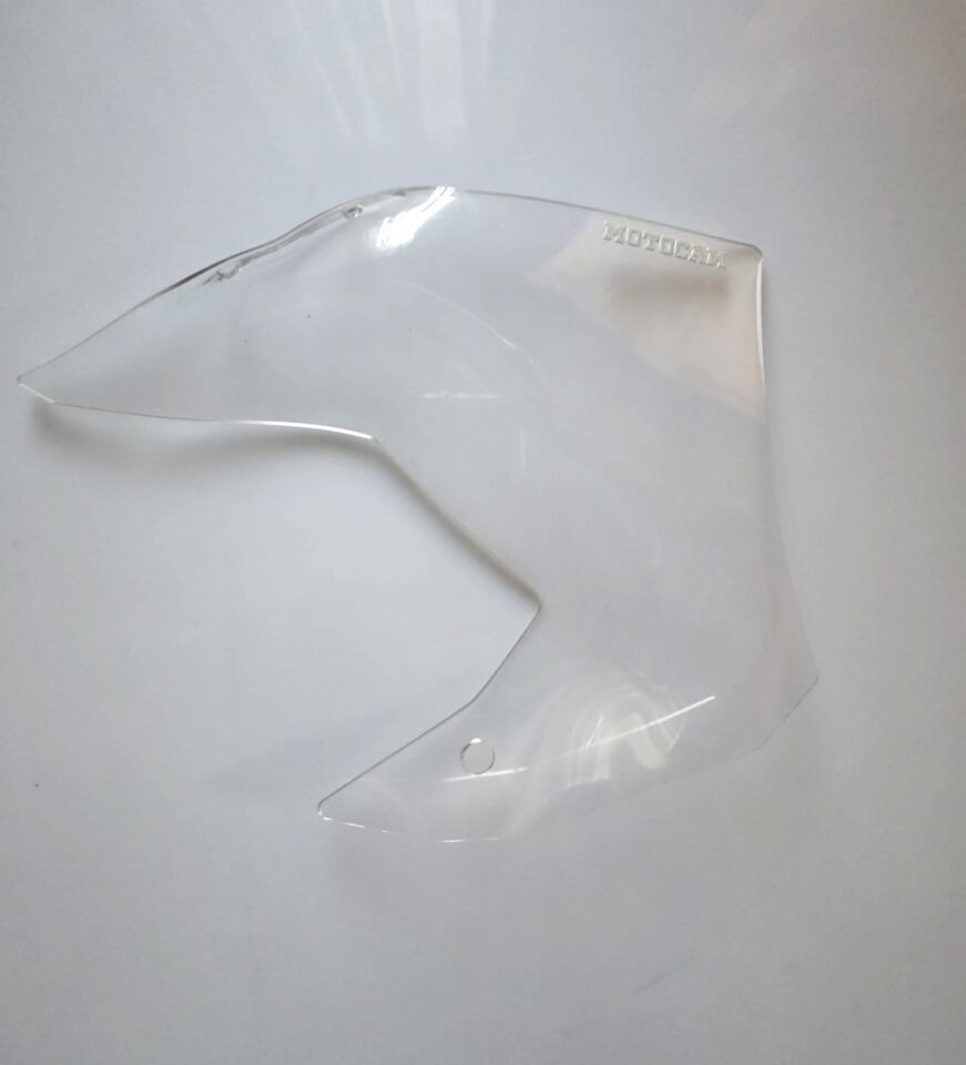 MOTOCAM QJ SRT 800 Yan deflektör Böbreklik Şeffaf Renkli 4mm