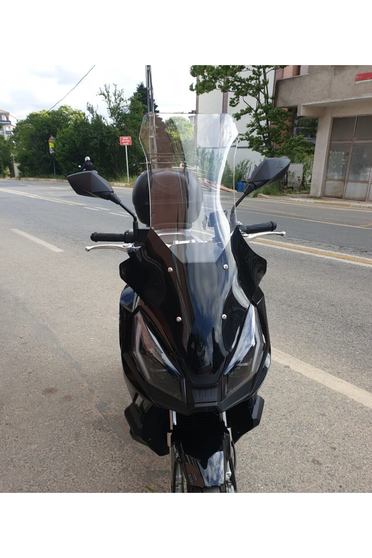 MOTOCAM Apache Ventro 150 Siperlik Ön Cam 2023-2025 Model 78cm Şeffaf Renkli 4mm
