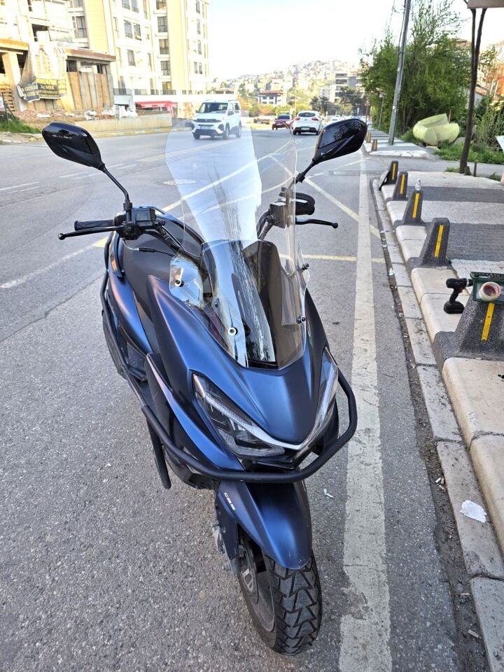 MOTOCAM RKS Newlight PRO Ön Cam 2023-2026 Model 58cm Şeffaf Renkli 4mm ORİJİNAL BOYLU