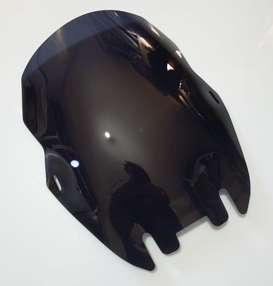 MOTOCAM Aprilia Mana 850 GT Ön Cam 2007-2016 Model 43cm Siyah Renkli 4mm