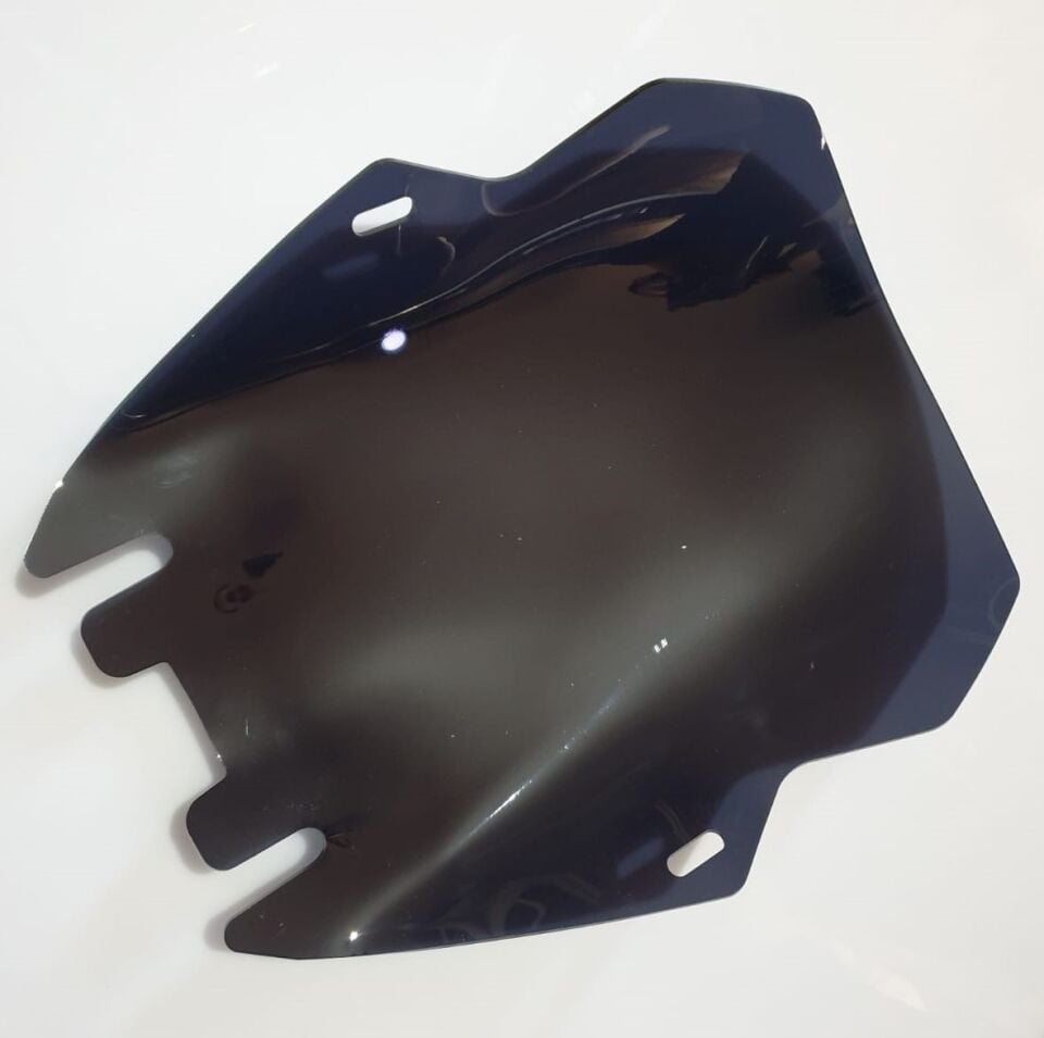 MOTOCAM Aprilia Mana 850 GT Ön Cam 2007-2016 Model 43cm Siyah Renkli 4mm