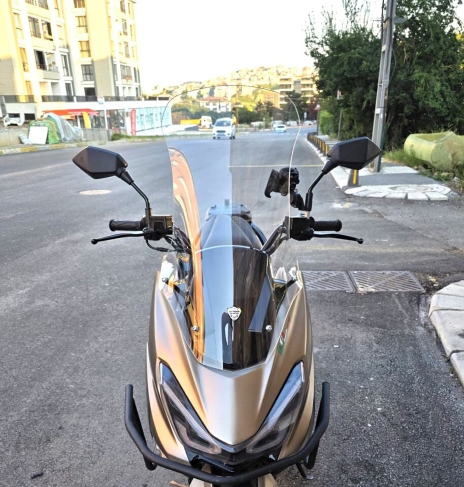 MOTOCAM RKS Newlight PRO Ön Cam 2023-2026 Model 68cm Şeffaf Renkli 4mm ORTA BOYLU