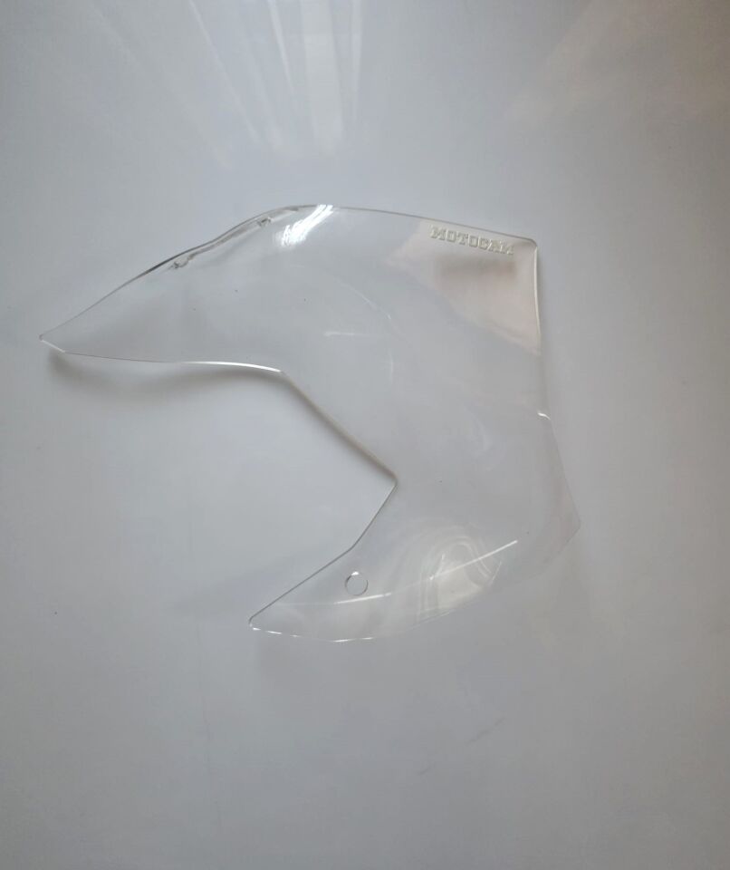 MOTOCAM QJ SRT 900 Yan deflektör Böbreklik Şeffaf Renkli 4mm