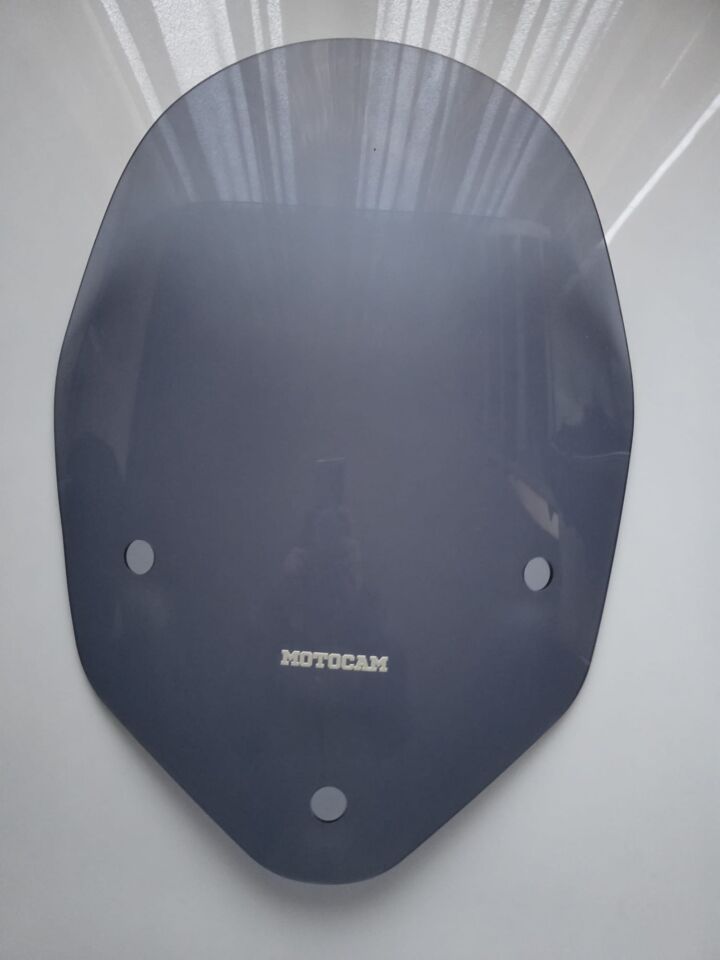 MOTOCAM Aprilia SR Max 125 Ön Cam 2007-2015 Model 58cm Füme Renkli 4mm