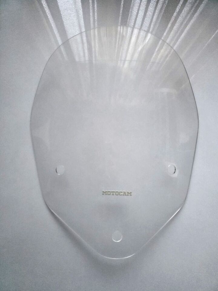 MOTOCAM Aprilia SR Max 125 Ön Cam 2007-2015 Model 58cm Şeffaf Renkli 4mm