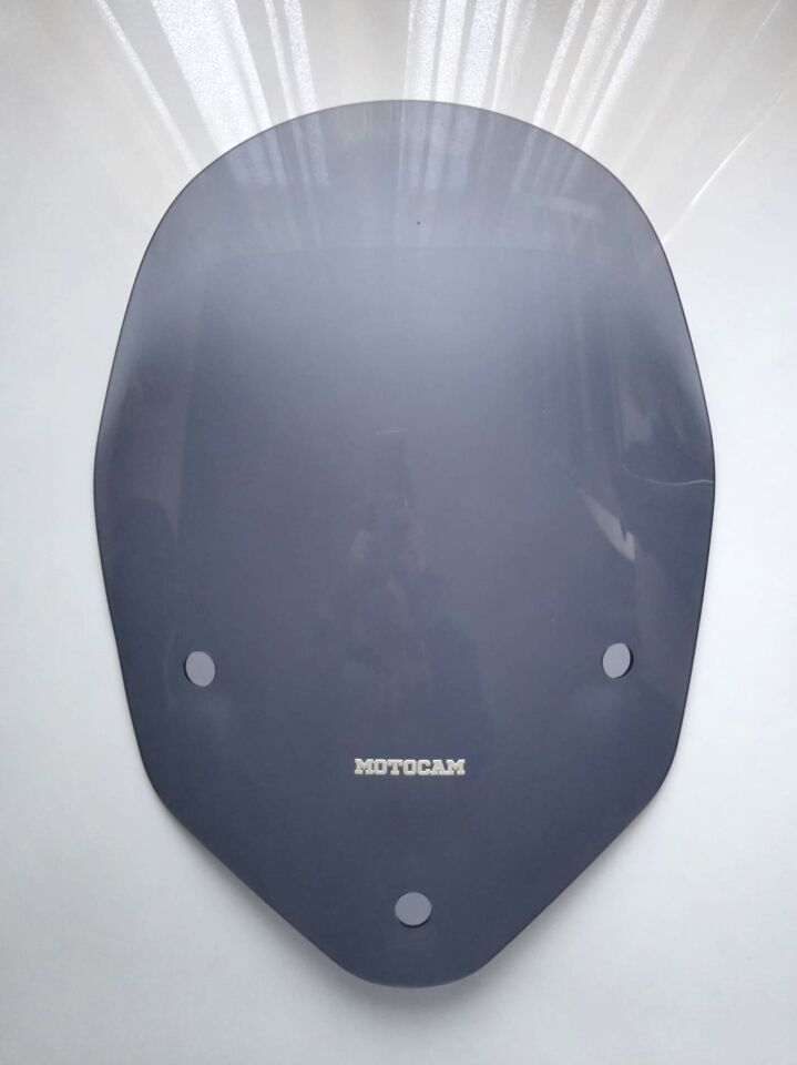 MOTOCAM Aprilia SR Max 250 Ön Cam 2007-2015 Model 58cm Füme Renkli 4mm