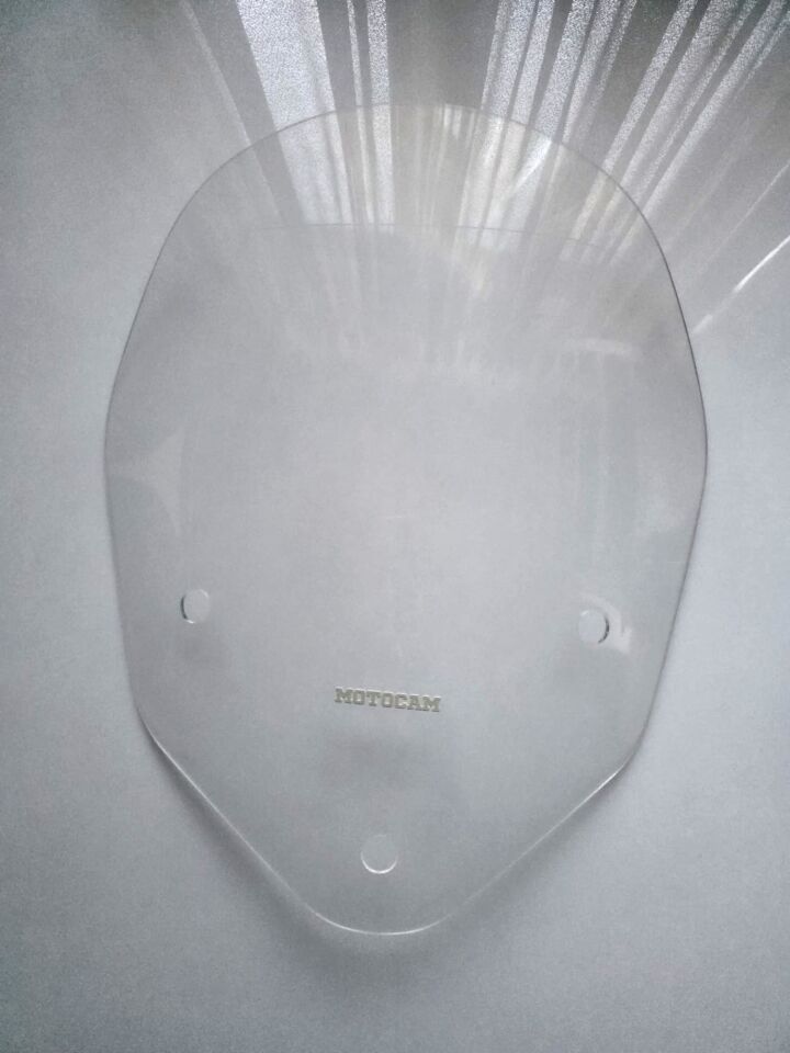 MOTOCAM Aprilia SR Max 250 Ön Cam 2007-2015 Model 58cm Şeffaf Renkli 4mm