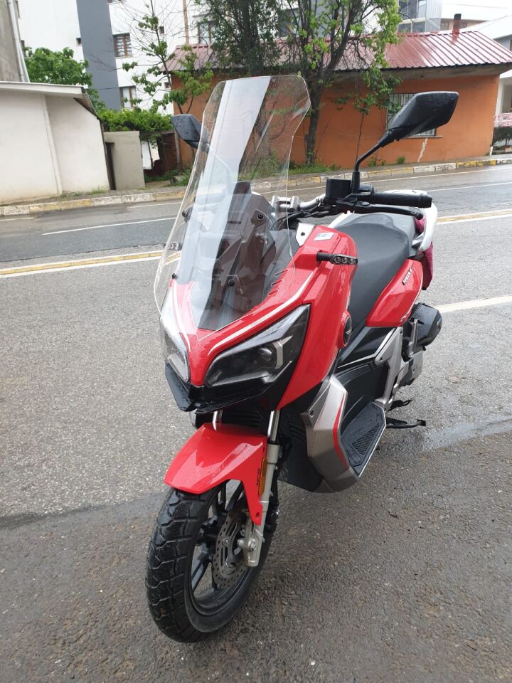 MOTOCAM RKS Reale 125 Ön Cam 2023-2026 Model 75cm Şeffaf Renkli 4mm UZUN