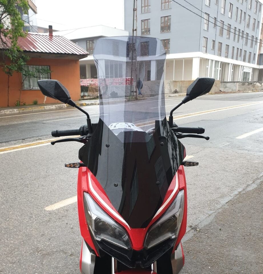 MOTOCAM RKS Reale 125 Ön Cam 2023-2026 Model 78cm Füme Renkli 4mm UZUN