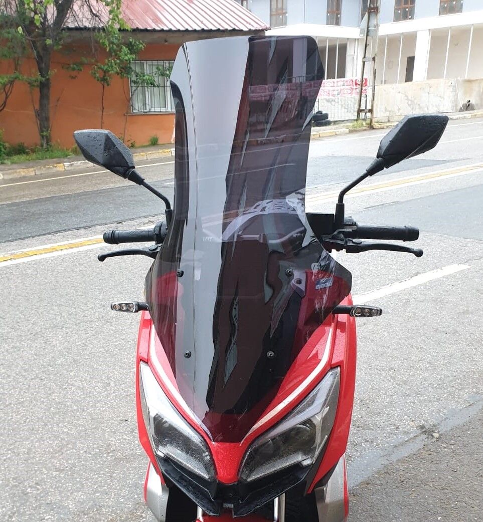 MOTOCAM RKS Reale 125 Ön Cam 2023-2026 Model 78cm Siyah Renkli 4mm UZUN