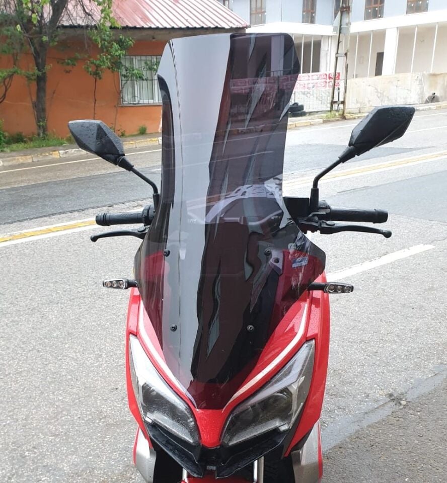 MOTOCAM RKS Reale 125 Ön Cam 2023-2026 Model 78cm Siyah Renkli 4mm UZUN