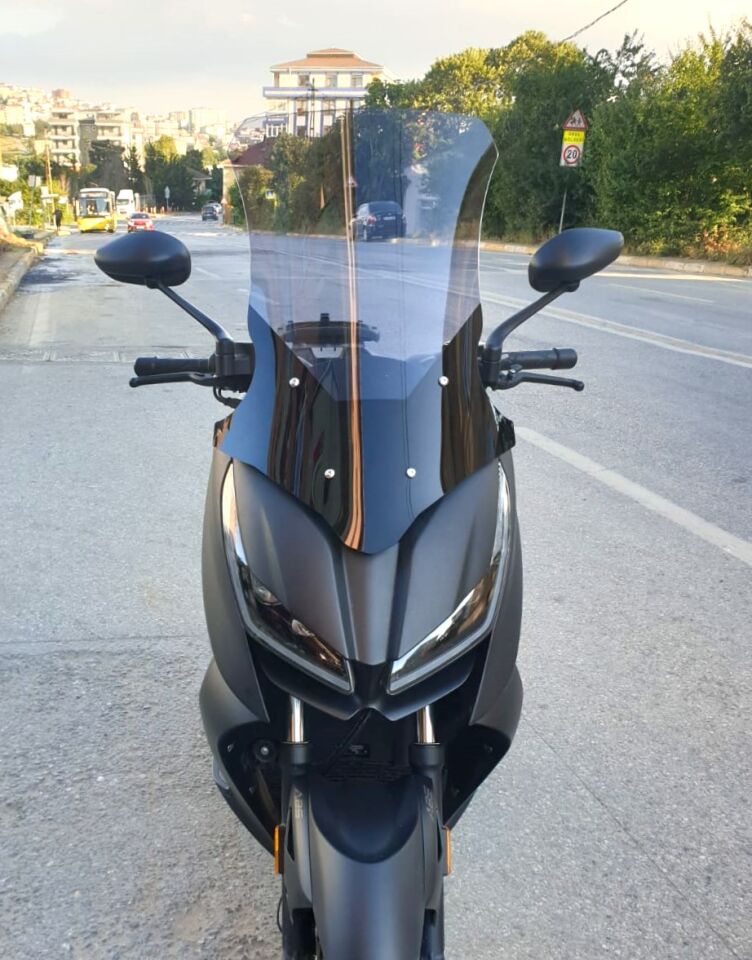 MOTOCAM RKS RZ 250 S Ön Cam 2022-2026 Model 68cm Füme Renkli 4mm UZUN