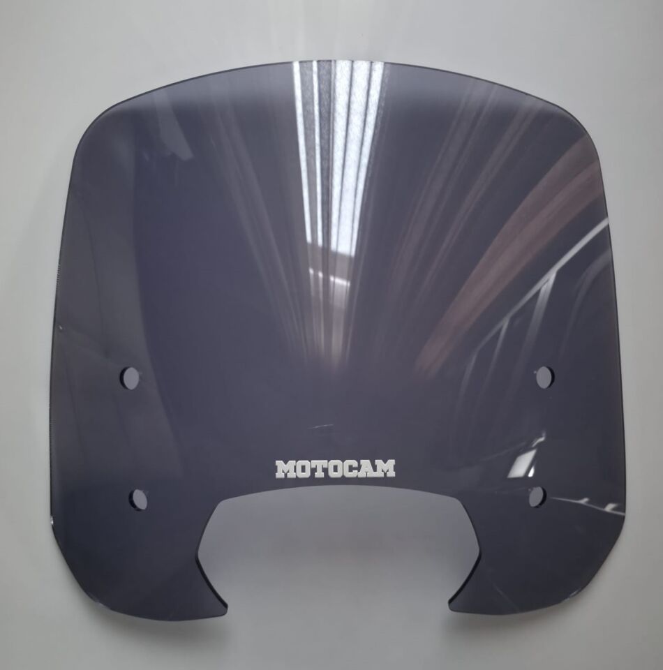 MOTOCAM RKS SC 150 Ön Cam 2023-2026 Model 39cm Füme Renkli 4mm APARATSIZ
