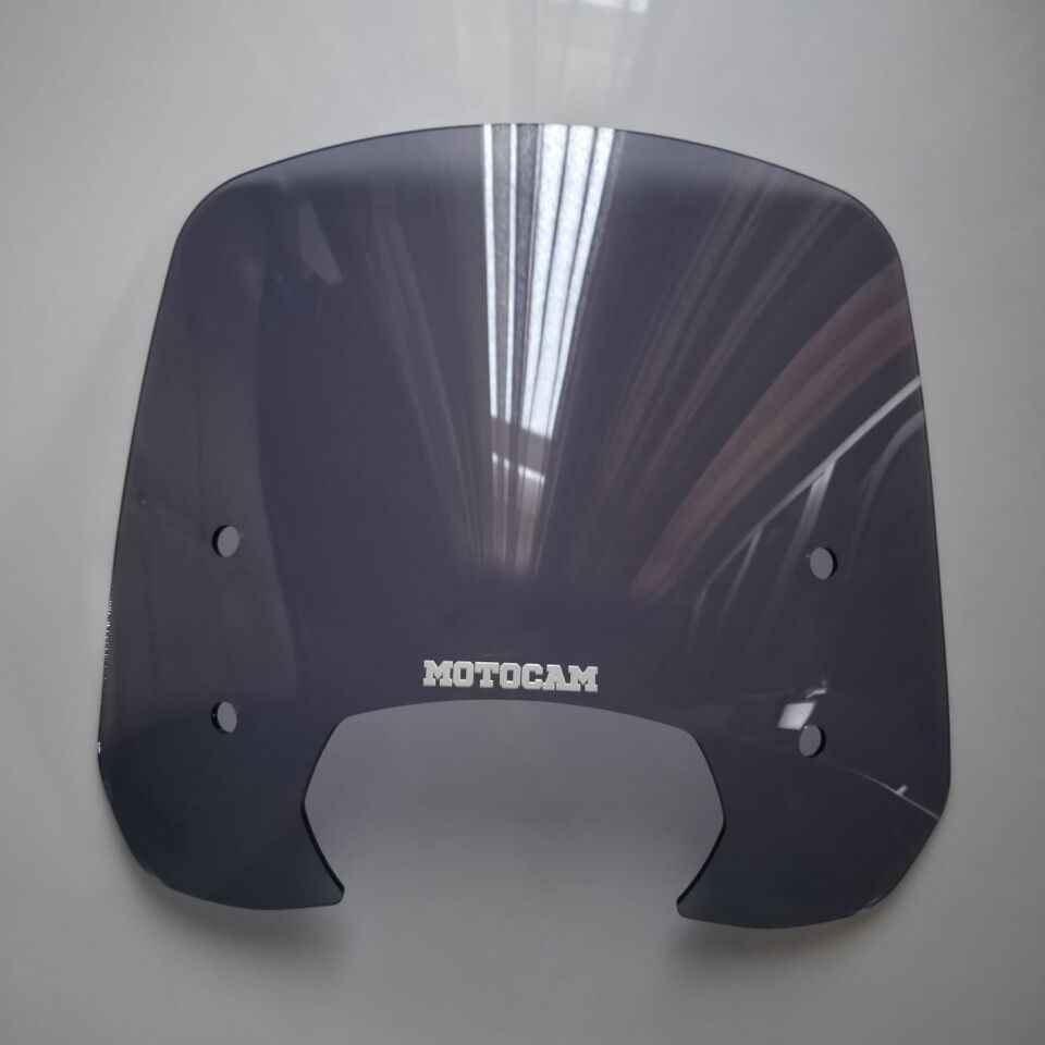 MOTOCAM RKS SC 150 Ön Cam 2023-2026 Model 39cm Füme Renkli 4mm APARATSIZ