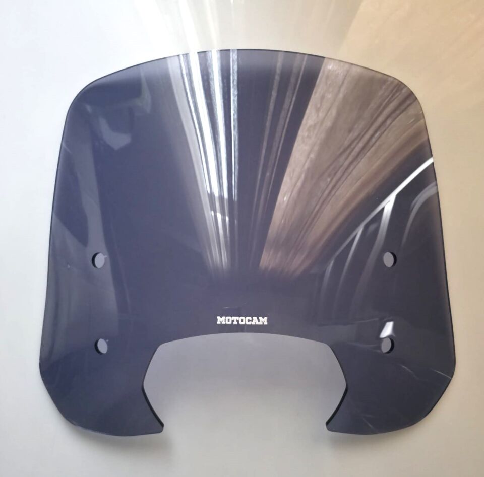 MOTOCAM RKS SC 150 Ön Cam 2023-2026 Model 39cm Füme Renkli 4mm APARATSIZ