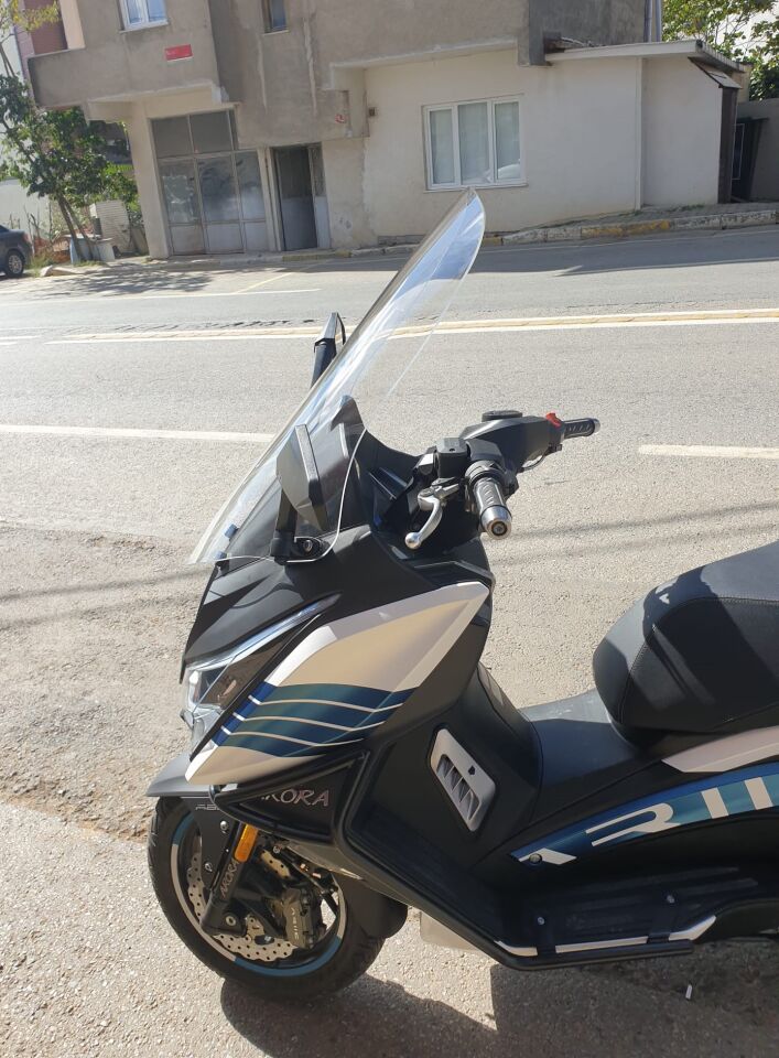 MOTOCAM Ariic Chief 318 Ön Cam 2023-2026 Model 75cm Şeffaf Renkli 4mm UZUN