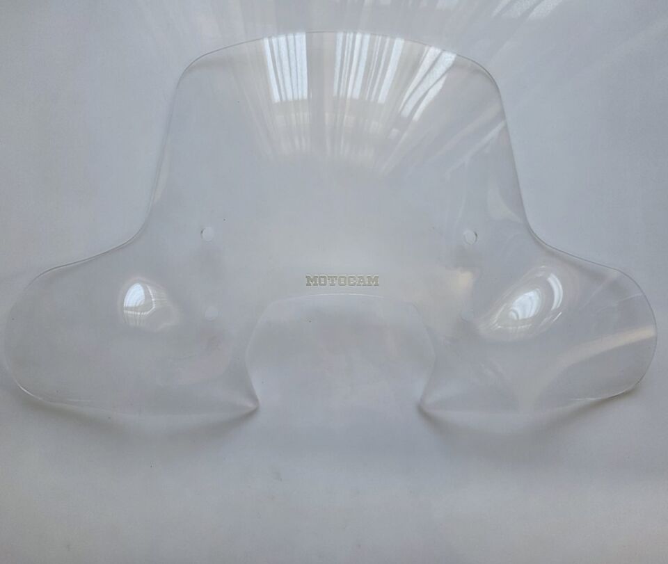 MOTOCAM RKS SC 150 Ön Cam 2023-2026 Model 40cm Şeffaf Renkli 4mm Elcikli APARATSIZ