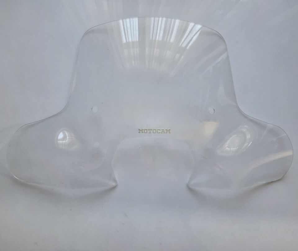 MOTOCAM RKS SC 150 Ön Cam 2023-2026 Model 40cm Şeffaf Renkli 4mm Elcikli APARATSIZ