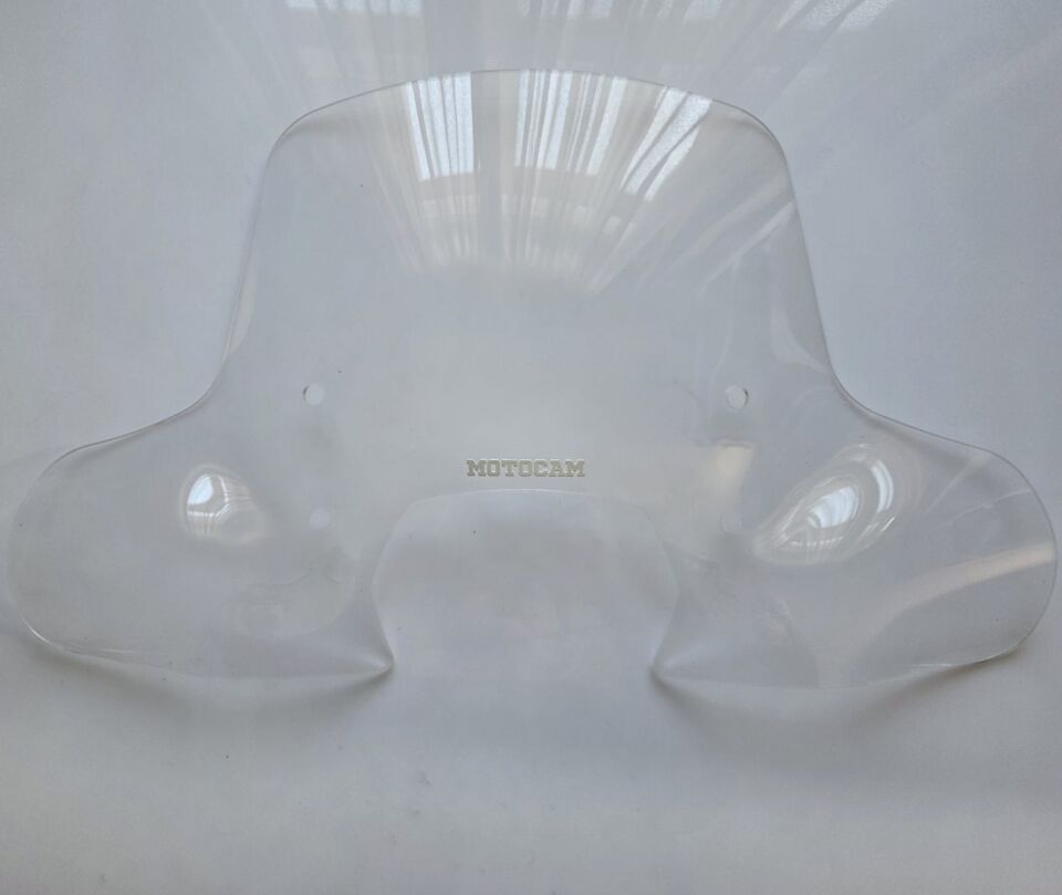 MOTOCAM RKS SC 150 Ön Cam 2023-2026 Model 40cm Şeffaf Renkli 4mm Elcikli APARATSIZ