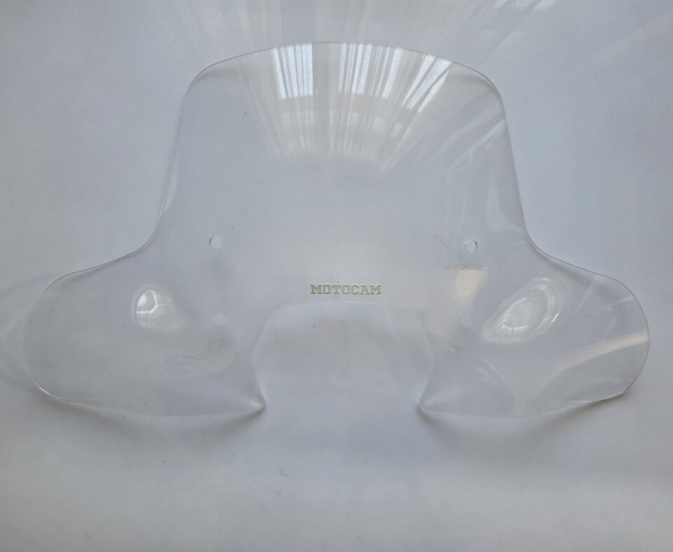 MOTOCAM RKS SC 150 Ön Cam 2023-2026 Model 40cm Şeffaf Renkli 4mm Elcikli APARATSIZ