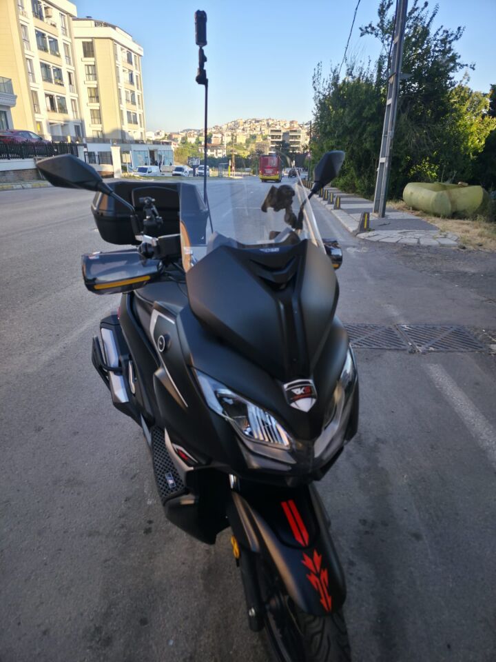 MOTOCAM RKS Precio 250 Ön Cam 2025-2026 Model 51cm Şeffaf Renkli 4mm