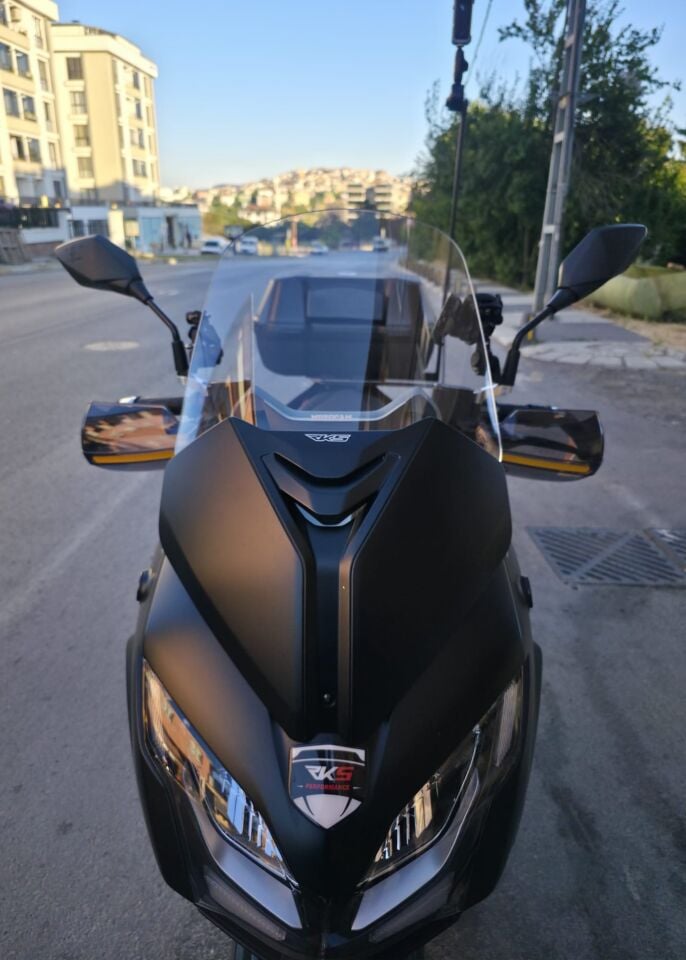 MOTOCAM RKS Precio 250 Ön Cam 2025-2026 Model 51cm Şeffaf Renkli 4mm