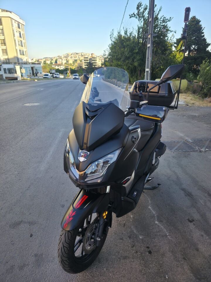MOTOCAM RKS Precio 250 Ön Cam 2025-2026 Model 51cm Şeffaf Renkli 4mm