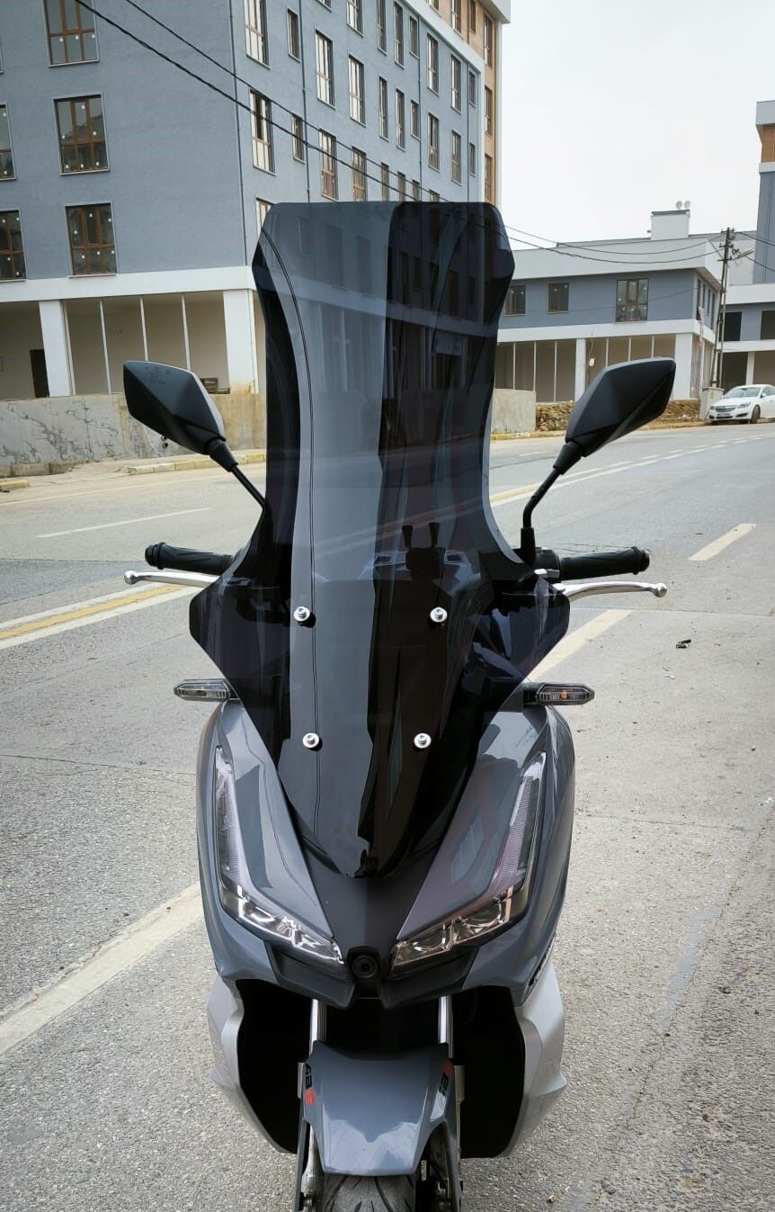 MOTOCAM Arora Beatrix 150 Ön Cam 2023-2026 Model 78cm Siyah Renkli 4mm UZUN