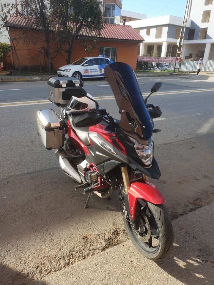 MOTOCAM RKS Trv 242 Ön Cam 2021 Model 68cm Füme Renkli 4mm UZUN