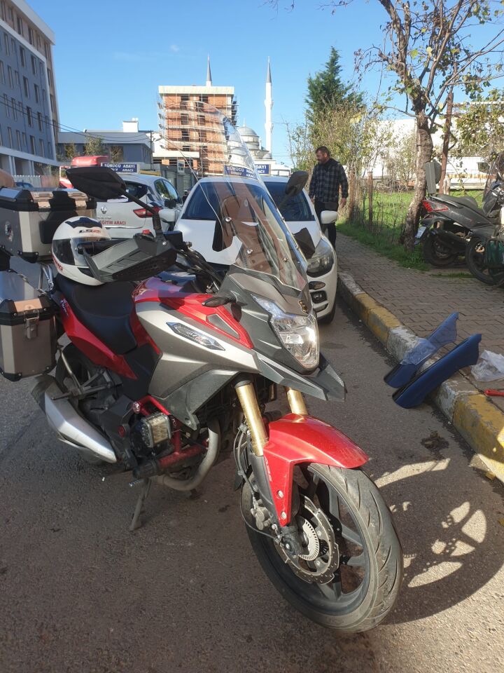 MOTOCAM RKS Trv 242 Ön Cam 2021 Model 68cm Şeffaf Renkli 4mm