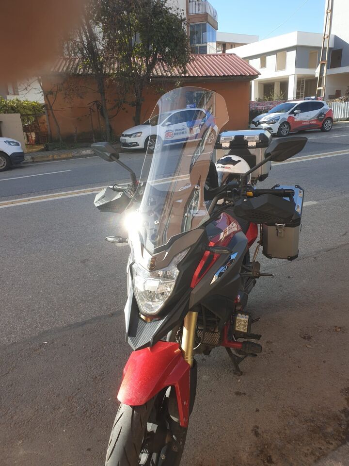 MOTOCAM RKS Trv 242 Ön Cam 2021 Model 68cm Şeffaf Renkli 4mm