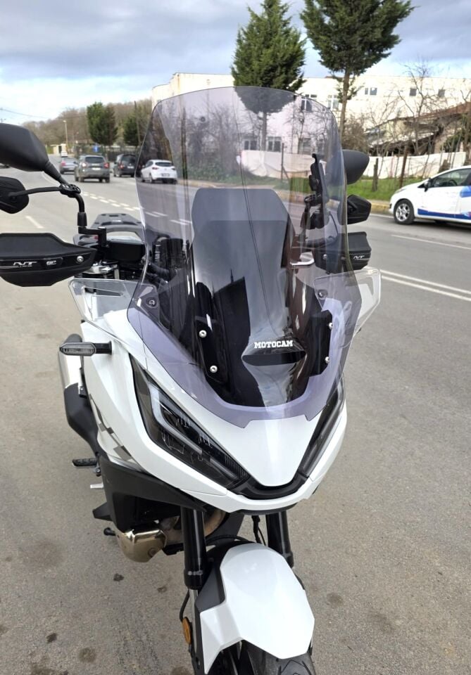 MOTOCAM Honda NT 1100 Ön Cam 2021-2024 Model 59cm Füme Renkli 4mm