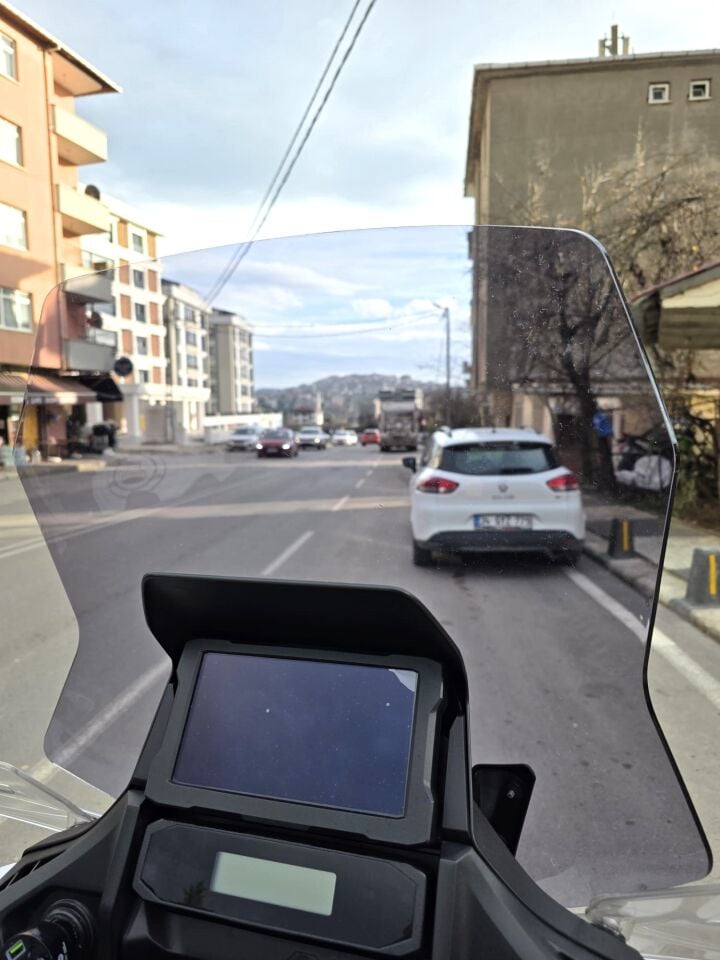 MOTOCAM Honda NT 1100 Ön Cam 2021-2024 Model 59cm Füme Renkli 4mm