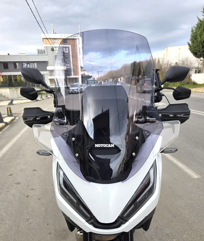 MOTOCAM Honda NT 1100 Ön Cam 2021-2024 Model 59cm Füme Renkli 4mm