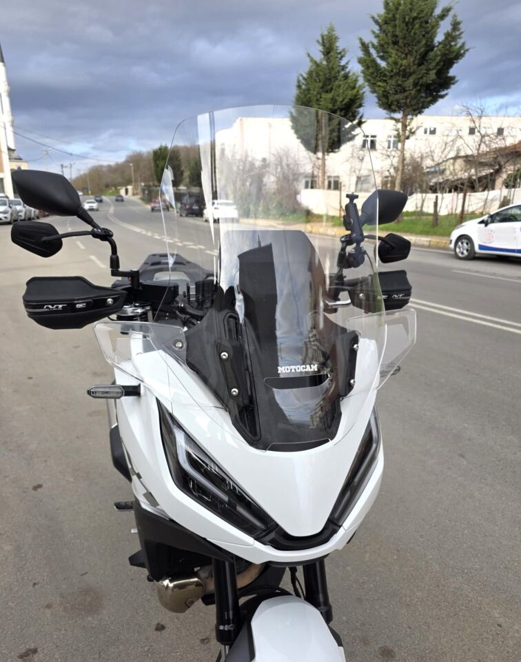 MOTOCAM Honda NT 1100 Ön Cam 2021-2024 Model 59cm Şeffaf Renkli 4mm