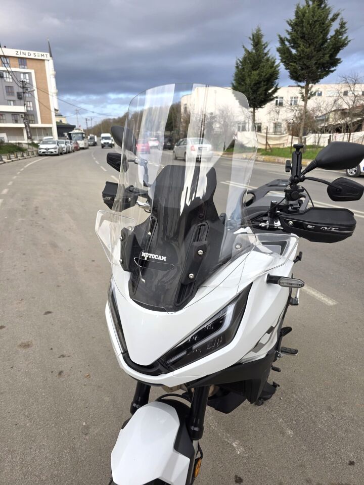 MOTOCAM Honda NT 1100 Ön Cam 2021-2024 Model 59cm Şeffaf Renkli 4mm