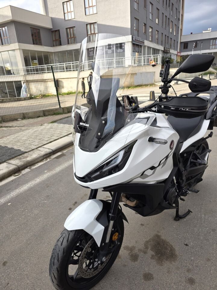 MOTOCAM Honda NT 1100 Ön Cam 2021-2024 Model 59cm Şeffaf Renkli 4mm