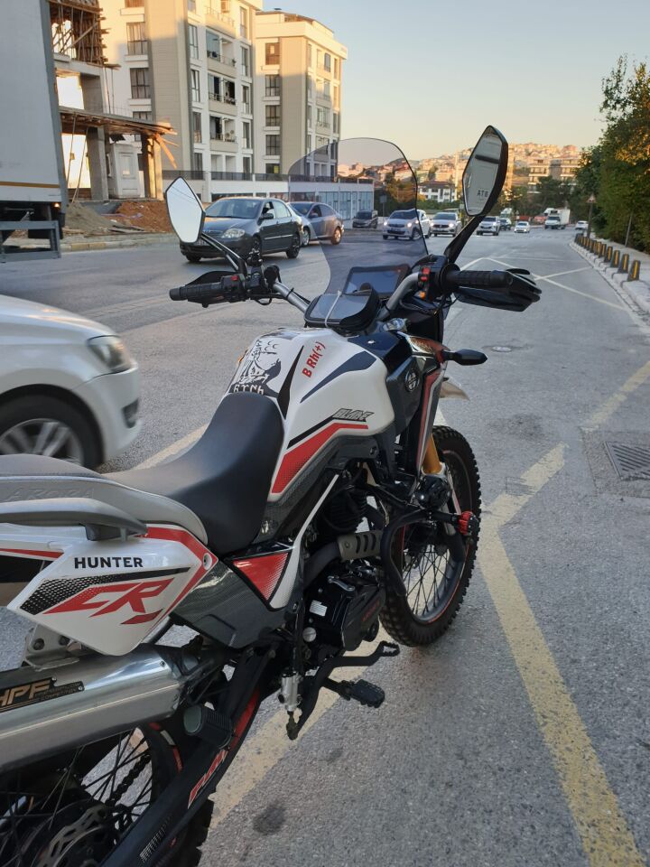 MOTOCAM Arora CR 250 Ön Cam 2025-2026 Model 55cm Füme Renkli 4mm